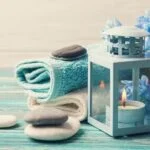 Organic aromatherapy skin care product with essential oils for rejuvenating and soothing effects