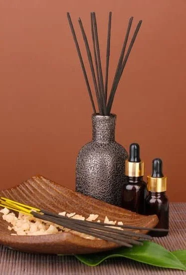 Professional nurses practicing aromatherapy for holistic care and wellness